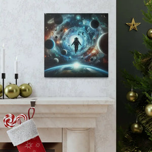 Astronaut Canvas Gallery Wraps Space Art Decor - Dipaliz - Prints