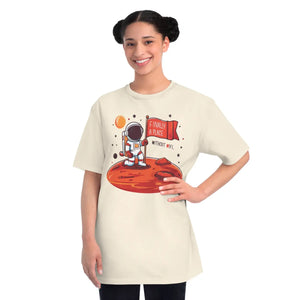 Sustainable Astronaut Tees - Ring-spun Cotton Fabric - Dipaliz - T-shirts
