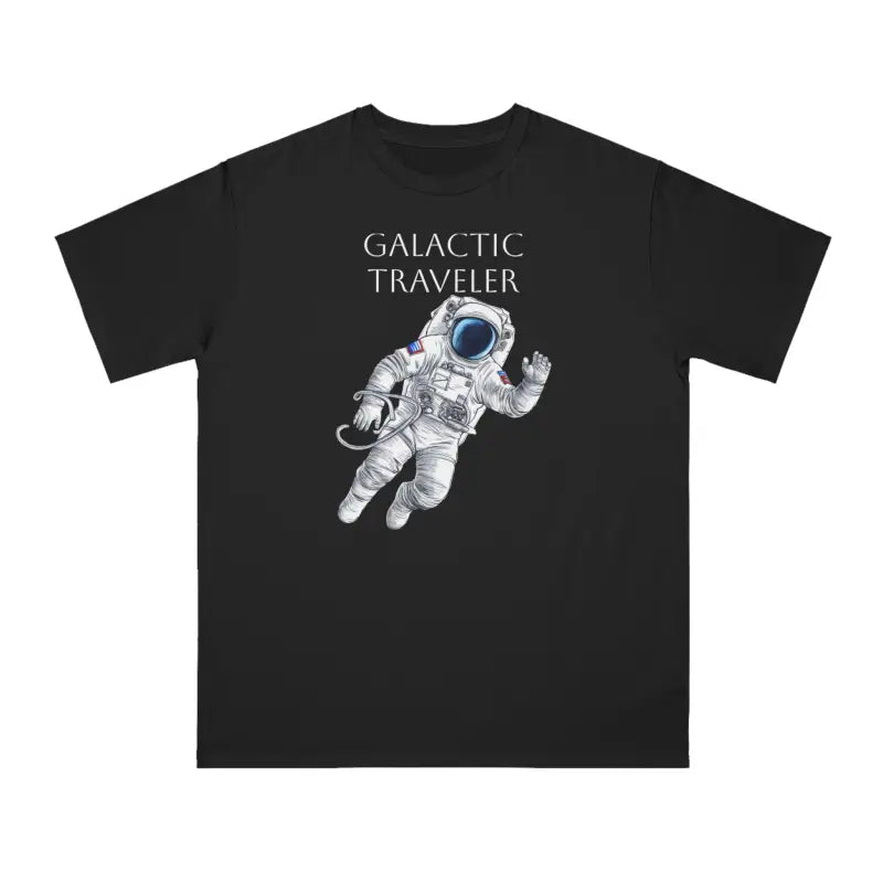 An Astronaut Floating in Space Galactic Traveler Organic Unisex Classic T-shirt