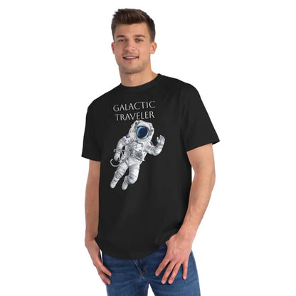 An Astronaut Floating in Space Galactic Traveler Organic Unisex Classic T-shirt