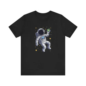 Space-style Unisex Jersey - Astronaut Cotton Tee - Dipaliz - T-shirts
