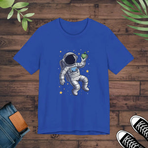 Space-style Unisex Jersey - Astronaut Cotton Tee - Dipaliz - T-shirts