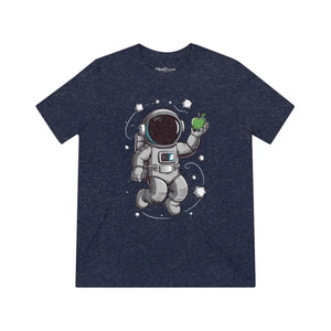 Vibrant Astronaut Tee - Green Apple Triblend - Dipaliz - T-shirts