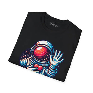 Astronaut Heart T-shirt Unisex Softstyle Tee - Dipaliz - T-shirts