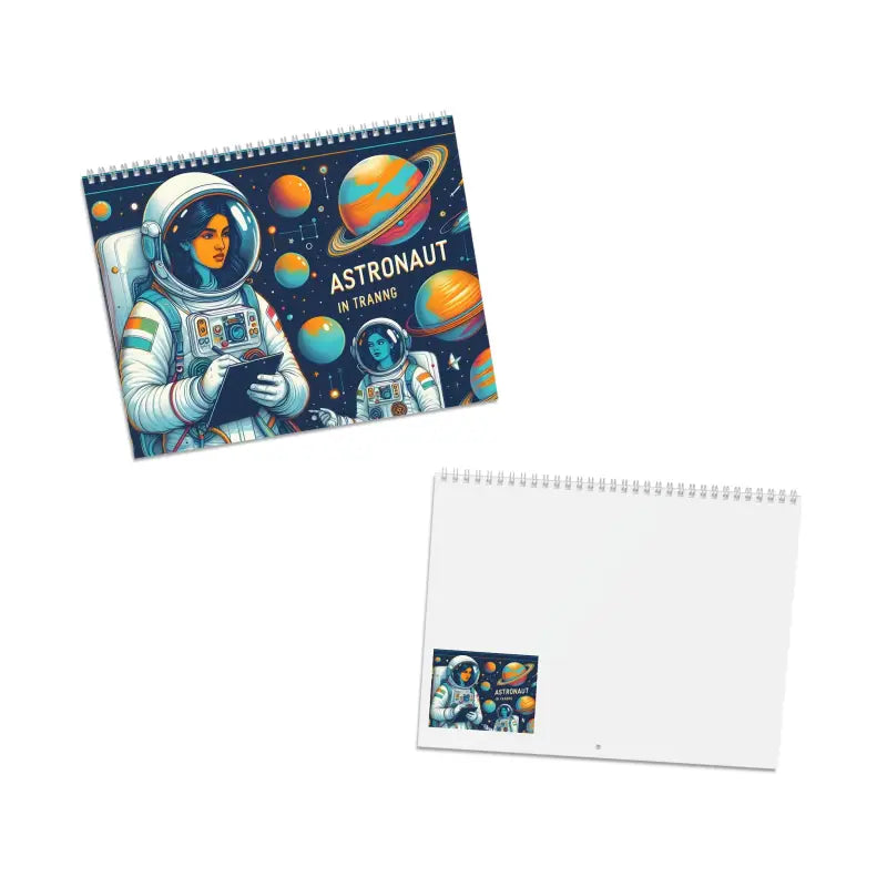 Astronaut in Space Wall Calendars (2025) - 10.8’’ x 8.4’’ / Semi Glossy Calendar