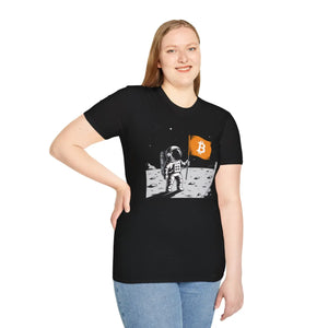 Softstyle Tee Astronaut - Bitcoin Flag Unisex Cotton - Dipaliz - T-shirts