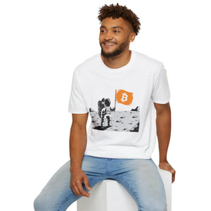 Softstyle Tee Astronaut - Bitcoin Flag Unisex Cotton - Dipaliz - T-shirts