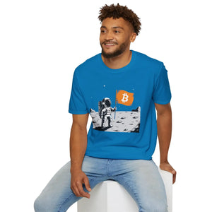 Softstyle Tee Astronaut - Bitcoin Flag Unisex Cotton - Dipaliz - T-shirts