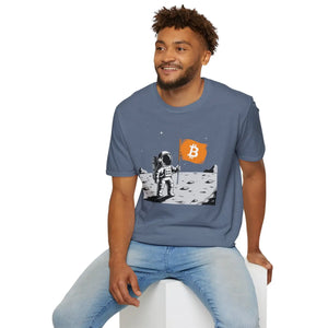 Softstyle Tee Astronaut - Bitcoin Flag Unisex Cotton - Dipaliz - T-shirts