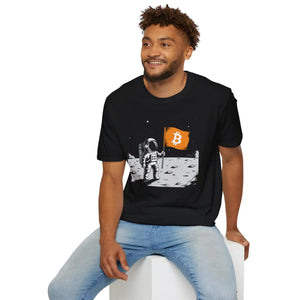 Softstyle Tee Astronaut - Bitcoin Flag Unisex Cotton - Dipaliz - T-shirts