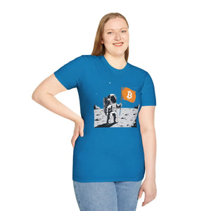 Softstyle Tee Astronaut - Bitcoin Flag Unisex Cotton - Dipaliz - T-shirts