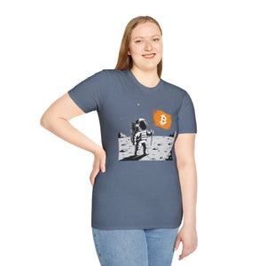 Softstyle Tee Astronaut - Bitcoin Flag Unisex Cotton - Dipaliz - T-shirts