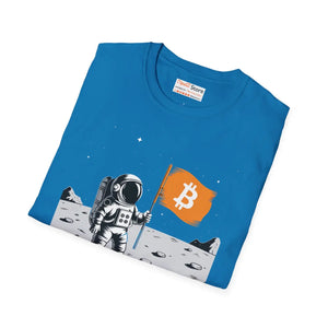 Softstyle Tee Astronaut - Bitcoin Flag Unisex Cotton - Dipaliz - T-shirts