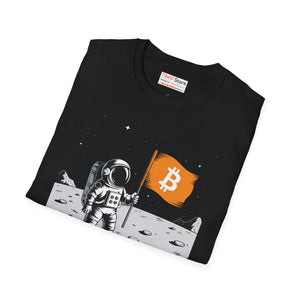 Softstyle Tee Astronaut - Bitcoin Flag Unisex Cotton - Dipaliz - T-shirts