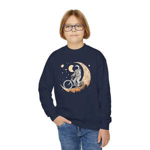 Kids Clothes - Youth Crewneck Sweatshirt - Blast off Astronaut Explorer - Dipaliz