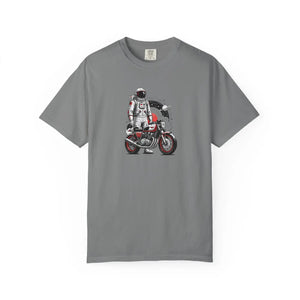 Astronaut on Motorcycle T-shirt, Space Rider Graphic Tee - T-shirts