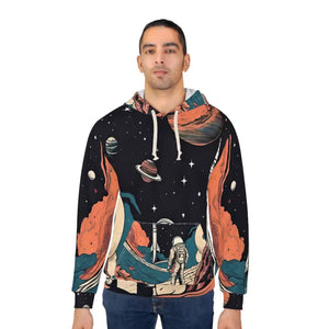 Unisex Pullover Hoodie - Astronaut Rocket Space Design - Dipaliz - T-shirts