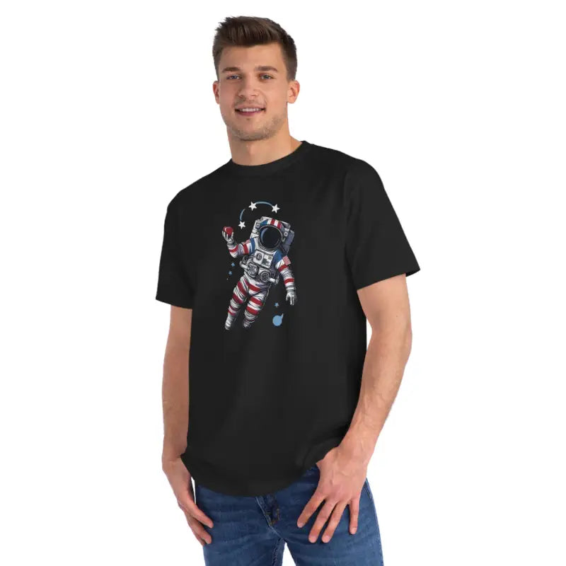 Blast off in Style with the Cozy Astronaut’s Cosmic Tee! - T-shirt