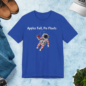 Astronaut Red Apple Short Sleeves Tee - Eco-friendly - Dipaliz - T-shirts