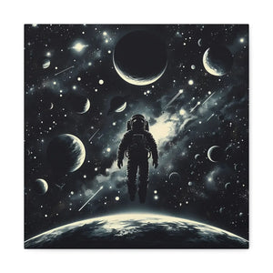 Astronaut Canvas Gallery – Cosmic Vibes Cotton - Dipaliz - Prints