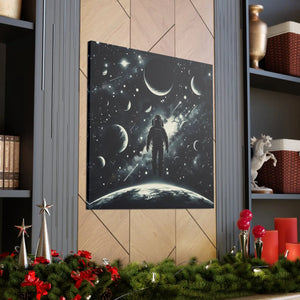 Astronaut Canvas Gallery – Cosmic Vibes Cotton - Dipaliz - Prints