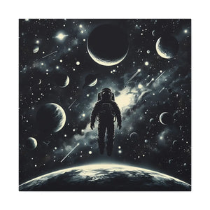 Astronaut Canvas Gallery – Cosmic Vibes Cotton - Dipaliz - Prints
