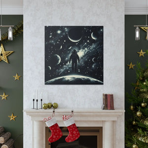 Astronaut Canvas Gallery – Cosmic Vibes Cotton - Dipaliz - Prints