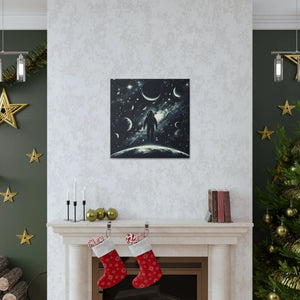Astronaut Canvas Gallery – Cosmic Vibes Cotton - Dipaliz - Prints