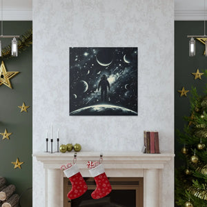 Astronaut Canvas Gallery – Cosmic Vibes Cotton - Dipaliz - Prints