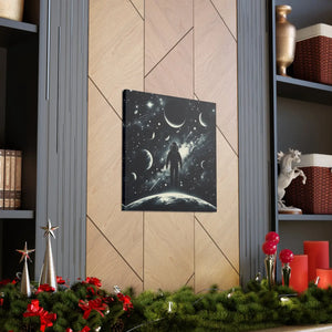 Astronaut Canvas Gallery – Cosmic Vibes Cotton - Dipaliz - Prints