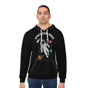 Astronaut Pullover Hoodie - Space Print Unisex Streetwear - Dipaliz - Hoodies