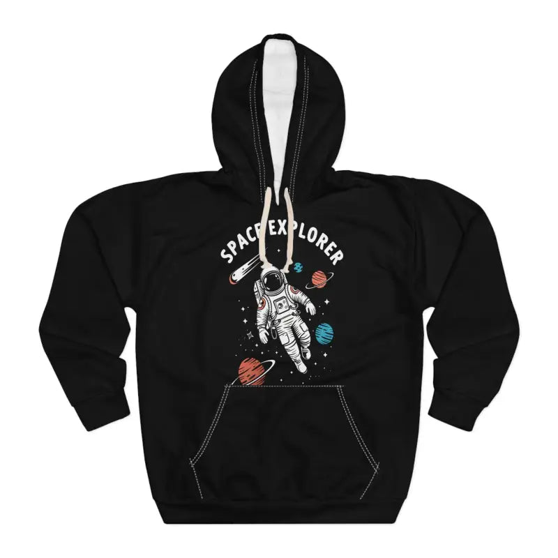 Blast off in Style Astronaut Unisex Pullover Hoodie - s All Over Prints