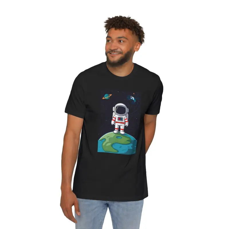 Unisex Deluxe Astronaut in Space Tee - out of this World Style! - T-shirt