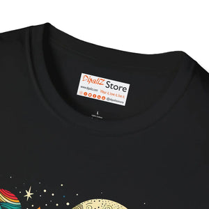 Galactic Cosmos Unisex Softstyle Tee Ring-spun Cotton Dipaliz - T-shirts - s
