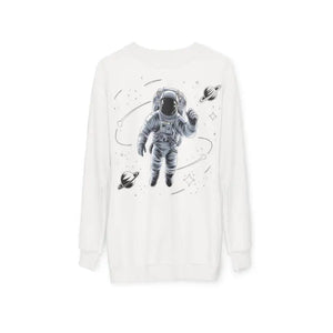 Astronaut in Space Sweatshirt Unisex Crewneck - Dipaliz - Sweatshirts