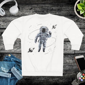 Astronaut in Space Sweatshirt Unisex Crewneck - Dipaliz - Xs - Sweatshirts