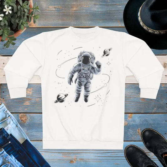 Unisex Astronaut All-over Print Crewneck Sweatshirt - Xs All Over Prints