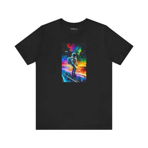 Unisex Astronaut Short Sleeve Tee - Cotton Comfort - Dipaliz - T-shirts