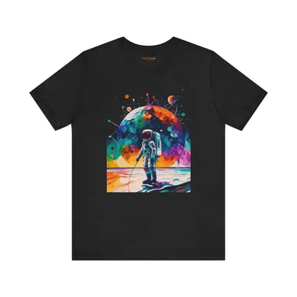 Blast off in Style: Unisex Astronaut Short Sleeve Tee - T-shirt