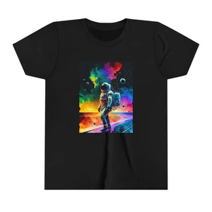 Astronaut Short Sleeve Tee - Epic Cotton Comfort - Dipaliz - Black / s - T-shirts