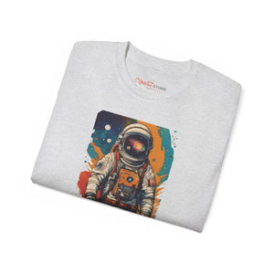 Astronaut T-shirt - Vibrant Paint Splash Design - Dipaliz - T-shirts