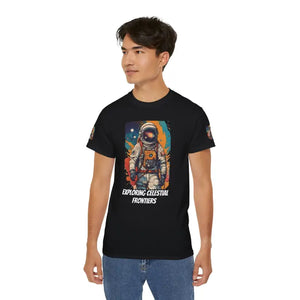Astronaut T-shirt - Vibrant Paint Splash Design - Dipaliz - T-shirts