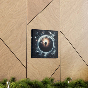 Cosmic Astronaut Canvas – Cotton Gallery Wrap - Dipaliz - Prints