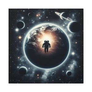 Cosmic Astronaut Canvas – Cotton Gallery Wrap - Dipaliz - Prints