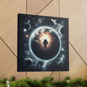 Cosmic Astronaut Canvas – Cotton Gallery Wrap - Dipaliz - Prints