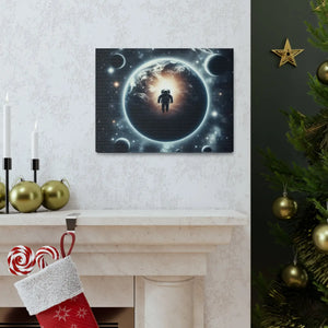 Cosmic Astronaut Canvas – Cotton Gallery Wrap - Dipaliz - Prints