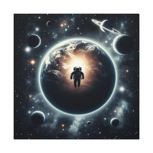 Cosmic Astronaut Canvas – Cotton Gallery Wrap - Dipaliz - Prints