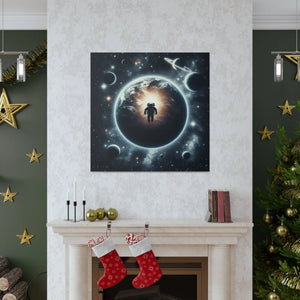 Cosmic Astronaut Canvas – Cotton Gallery Wrap - Dipaliz - Prints