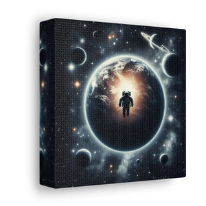Cosmic Astronaut Canvas – Cotton Gallery Wrap - Dipaliz - Prints
