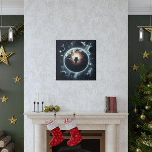 Cosmic Astronaut Canvas – Cotton Gallery Wrap - Dipaliz - Prints